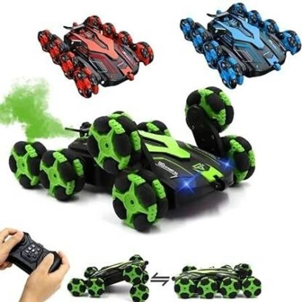 Toys Stunt Racer with Spray Function | 360° Stunt RC Car with LED Lights