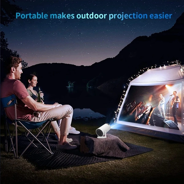 HY300 Pro Android 4K Smart Projector Portable MINI 1080P WIFI 200ANSI TV Home Theater Cinema HDMI Projector