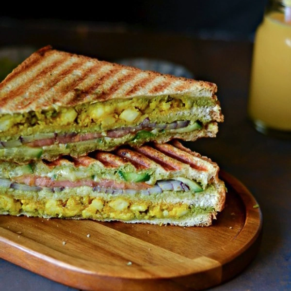 (kavsan) Barbeque Paneer Sandwich