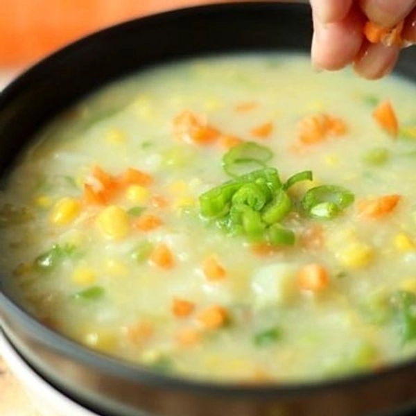 (Black Pepper) Veg Sweet corn Soup