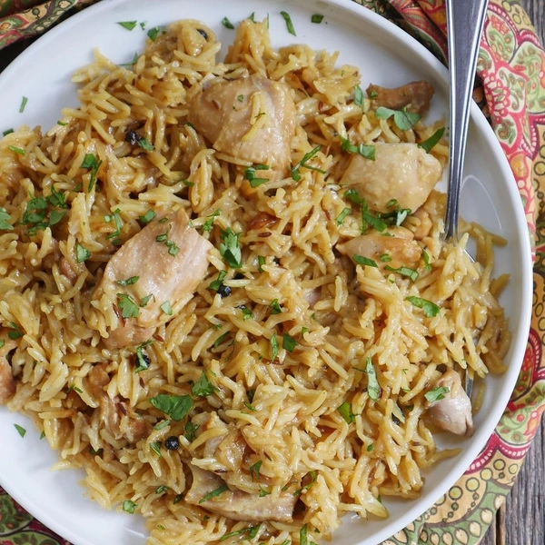 (Black Pepper) Chicken pulao