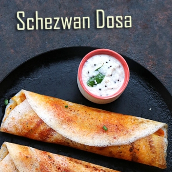 Pf2 Schezwan Dosa With cheese