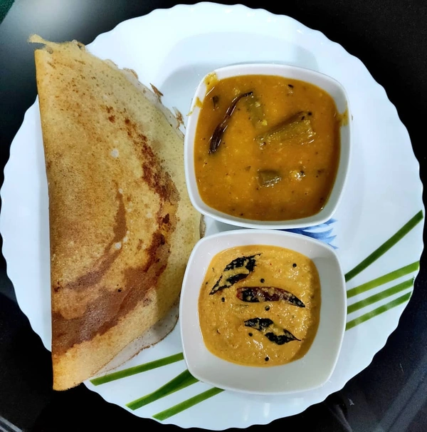 Pf2 Onion Rava Plain Dosa