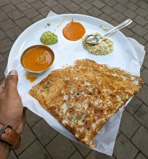 Pf2 Ghee Onion Rava Plain Dosa
