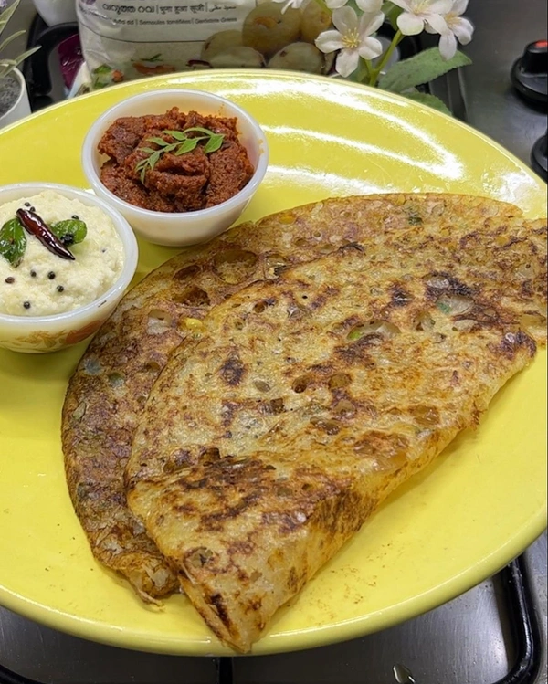 Pf2 Ghee Onion Rava Masala Dosa