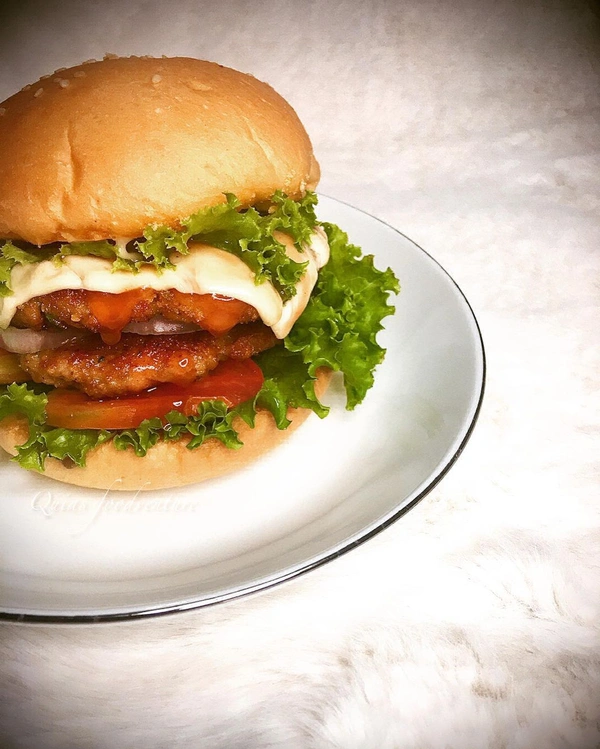 (shiva fast food) Double Decker Burger