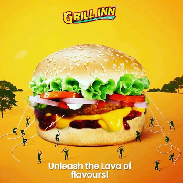 (Grill Inn) Chilli Lava Burger