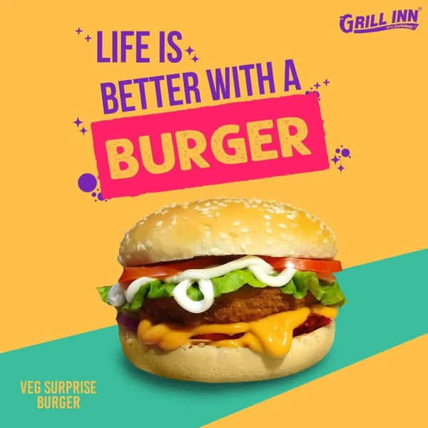 (Grill Inn) Veg Surprise Burger