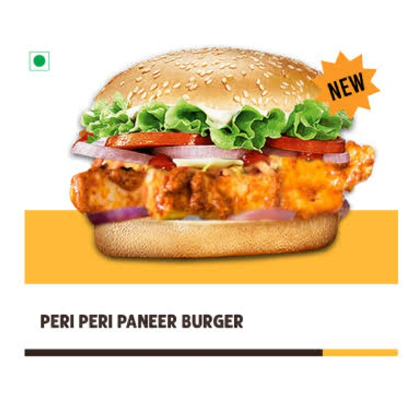 (Grill Inn) Peri Peri paneer burger