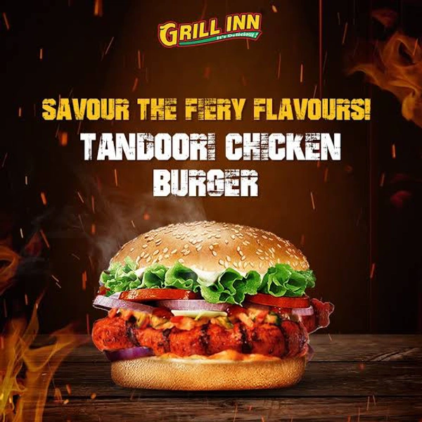 (Grill Inn) Tandoori Chicken Burger