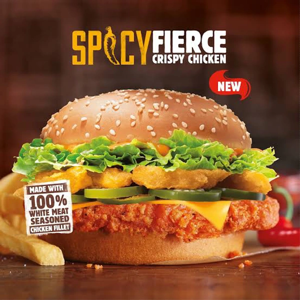 (Grill Inn) Premium Fried Chicken Burger