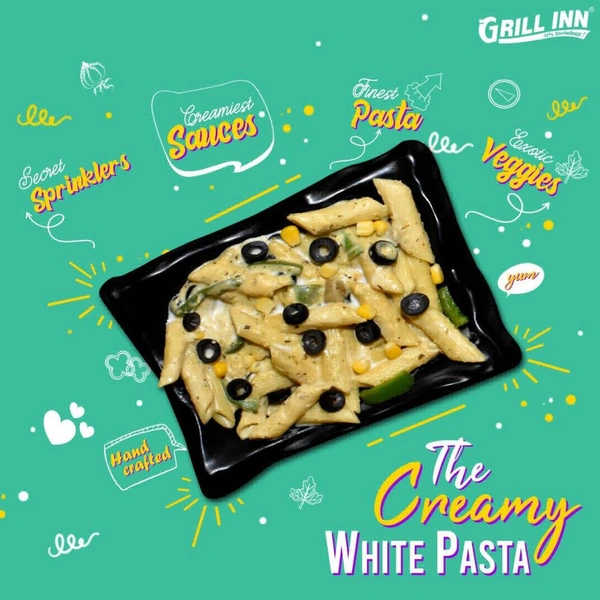 (Grill Inn) Veg Creamy White Pennie Pasta