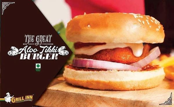 (Grill Inn) Aloo Tikki Burger