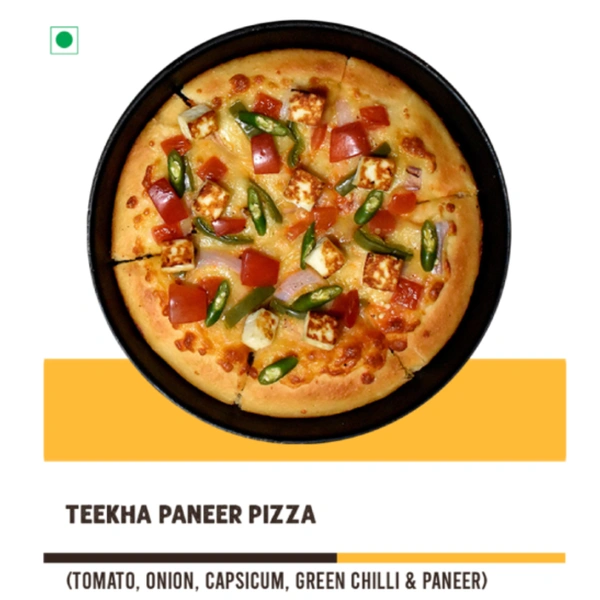 (Grill Inn) Teekha Paneer Pizza - Pan Size(6inch)