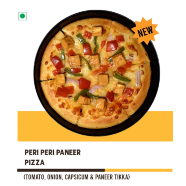 (Grill Inn) Peri Peri Paneer Pizza - Pan Size(6inch)