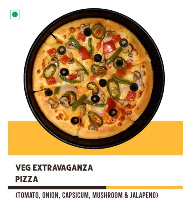(Grill Inn) Veg Extravaganza Pizza - Regular(9inch)