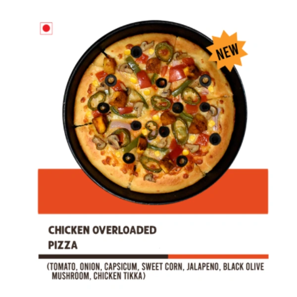 (Grill Inn) Chicken Overloaded Pizza - Pan Size(6inches)