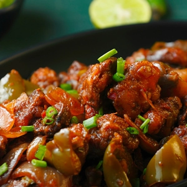 (Fire N Flavour) Chilly Mushroom - Dry