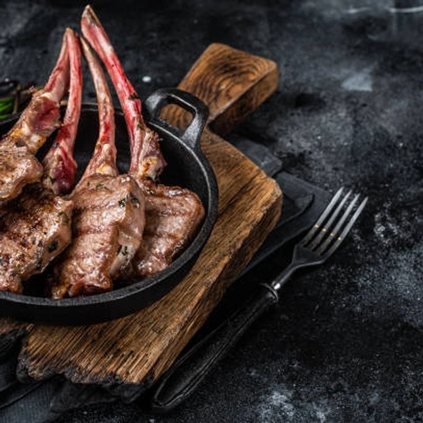 (Fire N Flavour) Roasted Mutton Champ - Half