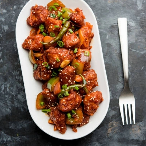 (Grill Inn2) Chilly Chicken - Half, Gravy