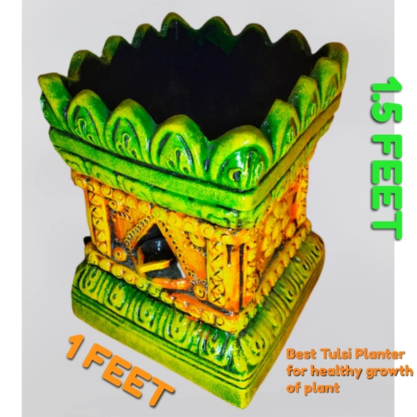 Clay Tulsi Planter