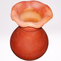 Clay Flower Vase