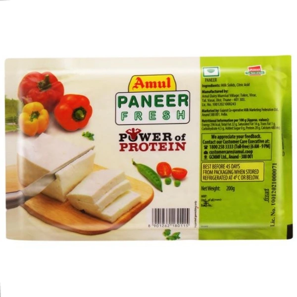 Amul Paneer Fresh - 200gm