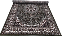 Home Decor Kashmiri Designs Carpets For Living Room - green, 5x8