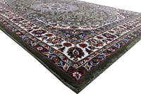 Home Decor Kashmiri Designs Carpets For Living Room - green, 5x8