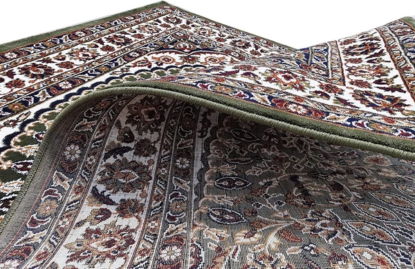 Home Decor Kashmiri Designs Carpets For Living Room - green, 5x8