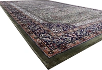 Home Decor Kashmiri Designs Carpets For Living Room - green, 5x8