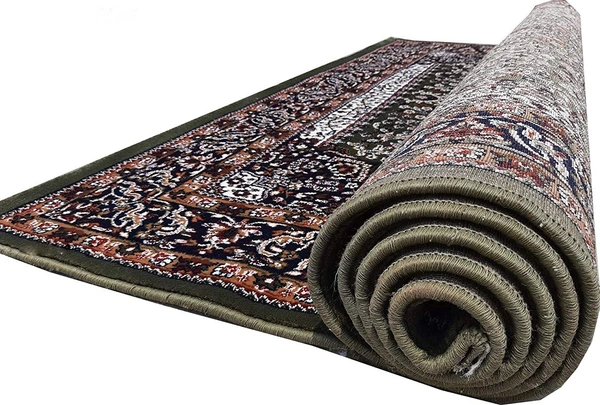 Home Decor Kashmiri Designs Carpets For Living Room - green, 5x8