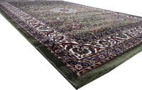 Home Decor Kashmiri Designs Carpets For Living Room - green, 5x8