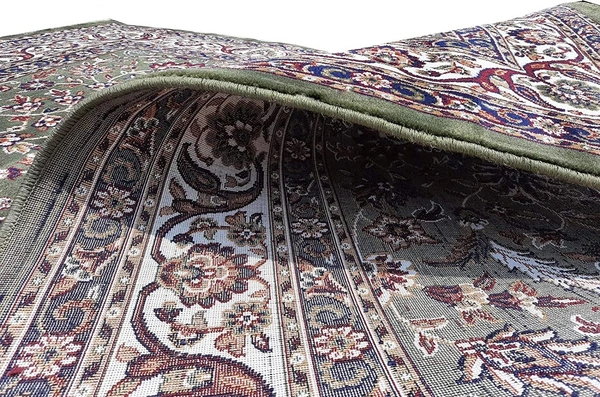 Home Decor Kashmiri Designs Carpets For Living Room - green, 5x8