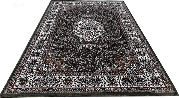 Home Decor Kashmiri Designs Carpets For Living Room - green, 5x8