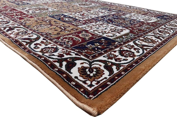 Home Decor Kashmiri Designs Carpets For Living Room - gold, 5x8