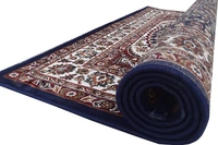 Home Decor Kashmiri Designs Carpets For Living Room - Dark Blue, 5x8