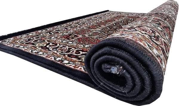 Home Decor Kashmiri Designs Carpets For Living Room - Black, 5x8
