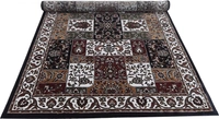 Home Decor Kashmiri Designs Carpets For Living Room - Black, 5x8