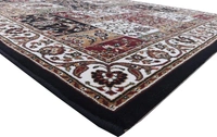 Home Decor Kashmiri Designs Carpets For Living Room - Black, 5x8