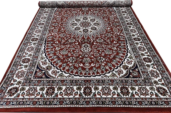 Home Decor Kashmiri Designs Carpets For Living Room - red, 5x8