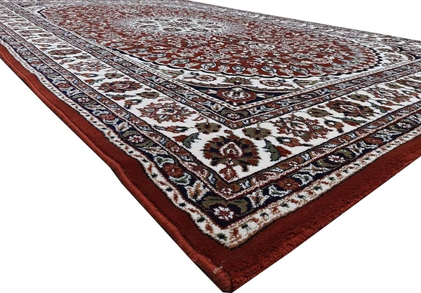 Home Decor Kashmiri Designs Carpets For Living Room - red, 5x8