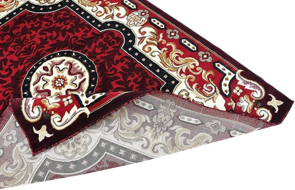 Carpets Concord Carved Embossed Most Elegant Carpet for Living Room - red, 5x7