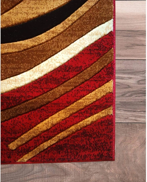 Carpets Concord Carved Embossed Most Elegant Carpet for Living Room - red, 5x7