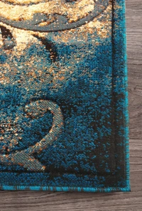 Carpets Concord Carved Embossed Most Elegant Carpet for Living Room - blue, 5x7