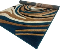 Carpets Concord Carved Embossed Most Elegant Carpet for Living Room - blue, 5x7