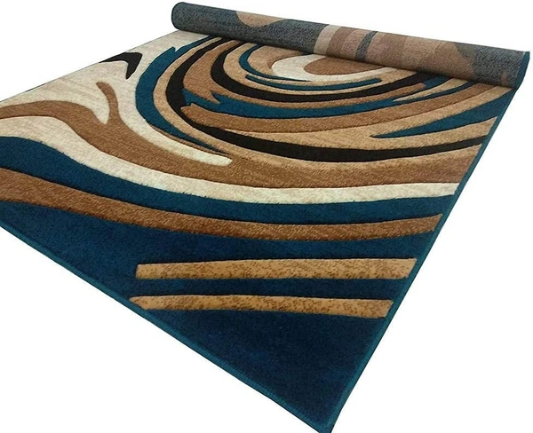 Carpets Concord Carved Embossed Most Elegant Carpet for Living Room - blue, 5x7