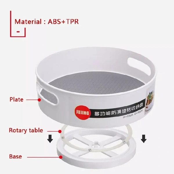 360 Rotating Multipurpose Tray (Color Box)