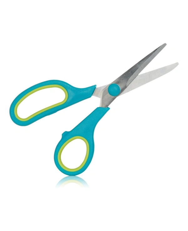 Scissors for Multipurpose Craft and Vegetables - Red, 8 inches