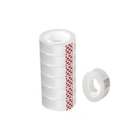 SMPH Soap Star  Stationary Cello Tape Pack Of 6 Piece Size 19 MM X 30 Meter Roll  - 18.5mm X 25m